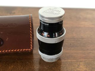 Kern Paillard Lens Vintage Yvar 1:2,  8 36mm With Leather Case Switerzland