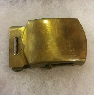 Us Army Solid Brass Belt Buckle Ns.  Meyer