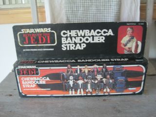 Star Wars Return Of The Jedi Chewbacca Bandolier Strap Box Vintage 1983