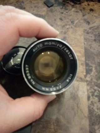 Vintage Mamiya Sekor C 55mm 1:1.  4 Pro Tl Japan 85337 Camera Lens Slr