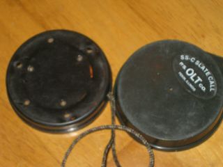 VINTAGE RARE P.  S.  OLT ROUND MODEL SS - C SLATE CALL TURKEY CALL VG 4