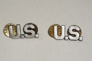 Us Air Force Officer Collar Insignia Pins Post Wwii Korean War Early Usaf M3176