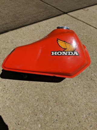 Vintage Honda Dirt Bike Gas Tank Xr (early 80s) 80cc Or 125cc