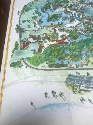 vintage Walt Disney World 1979 Magic Kingdom map poster 5