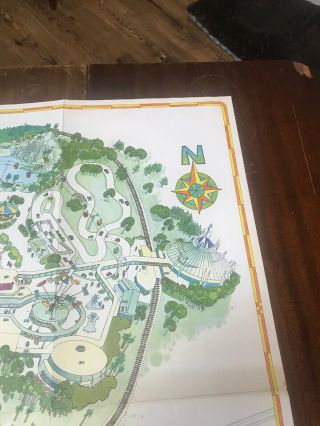 vintage Walt Disney World 1979 Magic Kingdom map poster 8