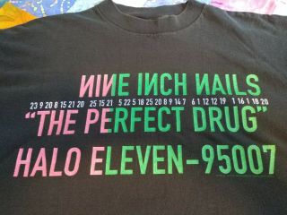 Nine Inch Nails NIN 1997 The Perfect Drug Shirt Halo Eleven Vintage. 2