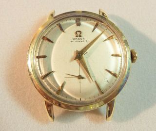 Vintage Omega Mens Automatic Watch Cal.  344 - 14k Gold Filled