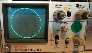 HITACHI Vectorscope V - 089 Waveform Monitor V - 099 Vintage Scope Test Equipment 6