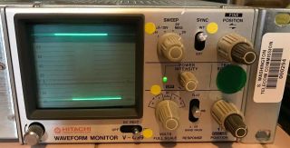 HITACHI Vectorscope V - 089 Waveform Monitor V - 099 Vintage Scope Test Equipment 7