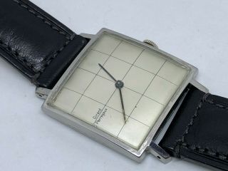 Vintage Girard Perregaux Checkerboard 4445 Hand Winding - Stainless Steel - 29mm