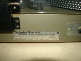 Vintage Technics SL - 23 Frequency Generator Servo Belt Drive Turntable 6