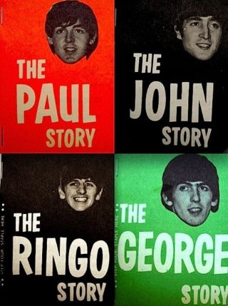Beatles 1964 Vintage Beatle - Ography Mini Book Set Paul John George Ringo Ex
