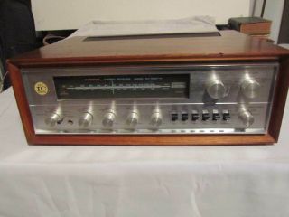 Vintage Pioneer Sx - 1000tw Am/fm Stereo Receiver W/wood Cabinet