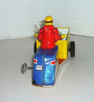 VINTAGE AMERICAN NYLINT POST WAR DELIVER - ALL MODEL 1000 SCOOTER WINDUP TIN TOY 5