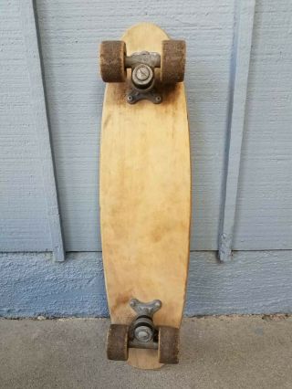 Vintage 1960 ' s Black Knight Skateboard 2