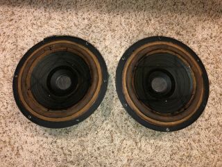 Pair Vintage Acoustic Research AR - 2X Woofers Parts Speaker 2