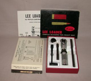 Vintage Lee Loader Hand Loader For 7.  7 Mm J A P Arisaka - Rare