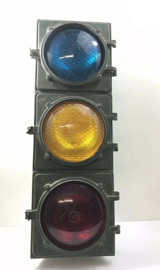 Vintage Ge Traffic Light Signal Light