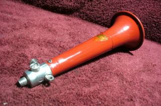 VTG HORN RARE 40s 50 JUBILEE WOLF WHISTLE REFURB MANIFOLD VACUUM RATRO ACCESSORY 7