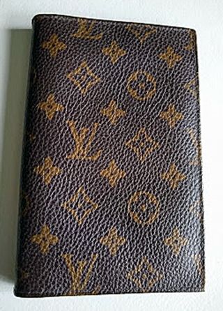 Louis Vuitton Mens Wallet Vintage Authentic Brown Lv Design 4 3/4 " X7 "
