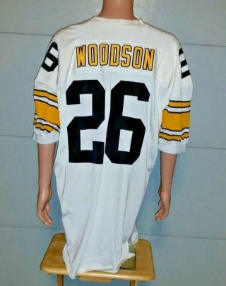 Vintage Pittsburgh Steelers Rod Woodson 26 Size 52 Starter Jersey Sewn - On 2