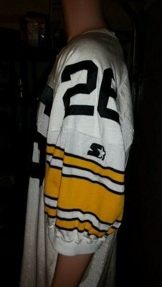 Vintage Pittsburgh Steelers Rod Woodson 26 Size 52 Starter Jersey Sewn - On 3