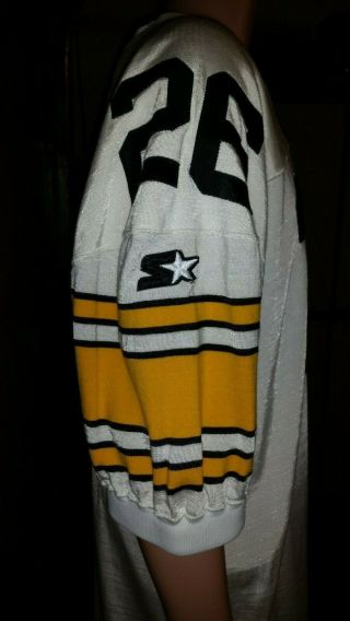 Vintage Pittsburgh Steelers Rod Woodson 26 Size 52 Starter Jersey Sewn - On 4