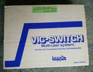 Vintage Rare Vic - Switch By Handic Mib With Instructions