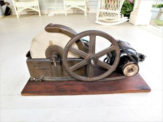 Vintage 10 " Craftsman Wet Grinding Wheel Sharpening Stone,  Electric Motor Power