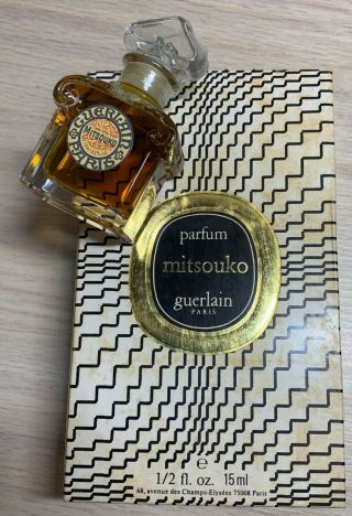 Guerlain Mitsouko Parfum 15 Ml 1/2 Fl Oz Vintage