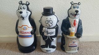 Vintage Hamm’s Beer,  Bear Decanters & Biggie Beer Decanter