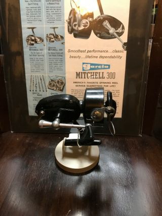 Vintage Garcia Mitchell 300 Right Handed Spinning Reel L@@k And Smooth