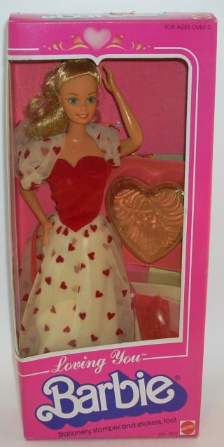 1983 Barbie Loving You Barbie Doll 7072 Mattel Vintage