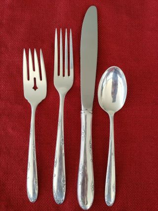 Vintage Towle " Madeira " Sterling Silver 4 Pc Place Setting No Mono