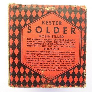 Vintage Kester Rosin Filled Solder 5