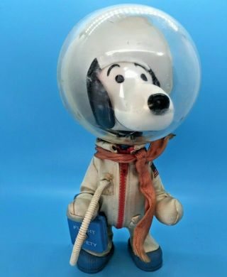 Fabulous Vintage Astronaut Snoopy Doll Determined Productions Inc.  1969
