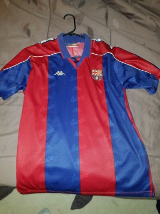 Kappa Barcelona Football Jersey Vintage 1995 - 7