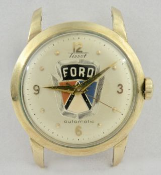 Vintage Mens Tissot Automatic 10k Gf 28.  5r - 21 Ford Presentation Wrist Watch