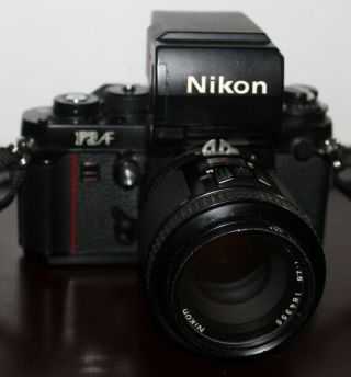 Rare Near Nikon F3 Af Camera With Af - Nikkor 1:2.  8 80mm Lens