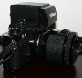 RARE Near NIKON F3 AF Camera With AF - Nikkor 1:2.  8 80mm Lens 5