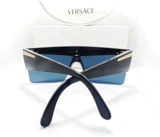 RARE VINTAGE GIANNI VERSACE SUNGLASSES BLUE MASK MADE IN ITALY 8