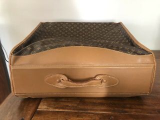 Vintage LOUIS VUITTON Monogram Double Suitcase/Garment Bag Luggage 8