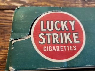 1940 ' S LUCKY STRIKE CIGARETTE CARTON AND 5 PACKS - RARE WWII 6