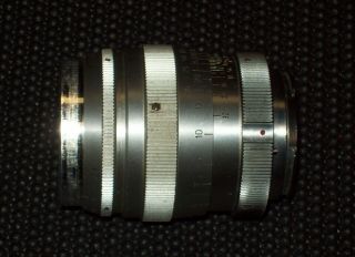 Vintage Steinheil Munchen Culminar 1:2.  8 f 85mm VL Camera Lens nr 692677 Germany 5