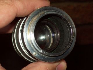 Vintage Steinheil Munchen Culminar 1:2.  8 f 85mm VL Camera Lens nr 692677 Germany 7