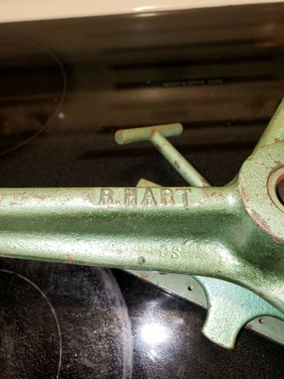 Vintage R.  HART Cast Iron Protektor Gun Bench Shooting Rest Bag PA SK5469 4