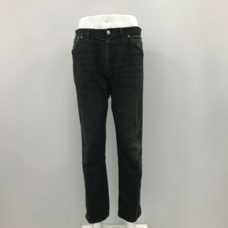 Louis Vuitton Black Brown Vintage Washed Denim Jeans Size 42 Uk W32 - 34 Th50752