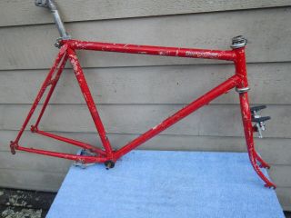 20 " Vintage Bridgestone Mb - 1 Competition Mountain Bike Frameset Mb1 Red