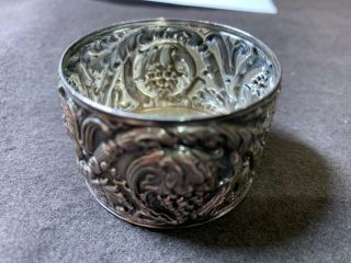 Antique Tiffany & Co Maker Silver Soldered Bottle Stand Ring Dish Or ? 2”