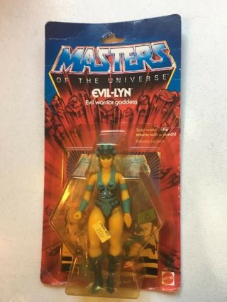 Vintage Masters Of The Universe Evil - Lyn Action Figure 12 - Back Motu Nip